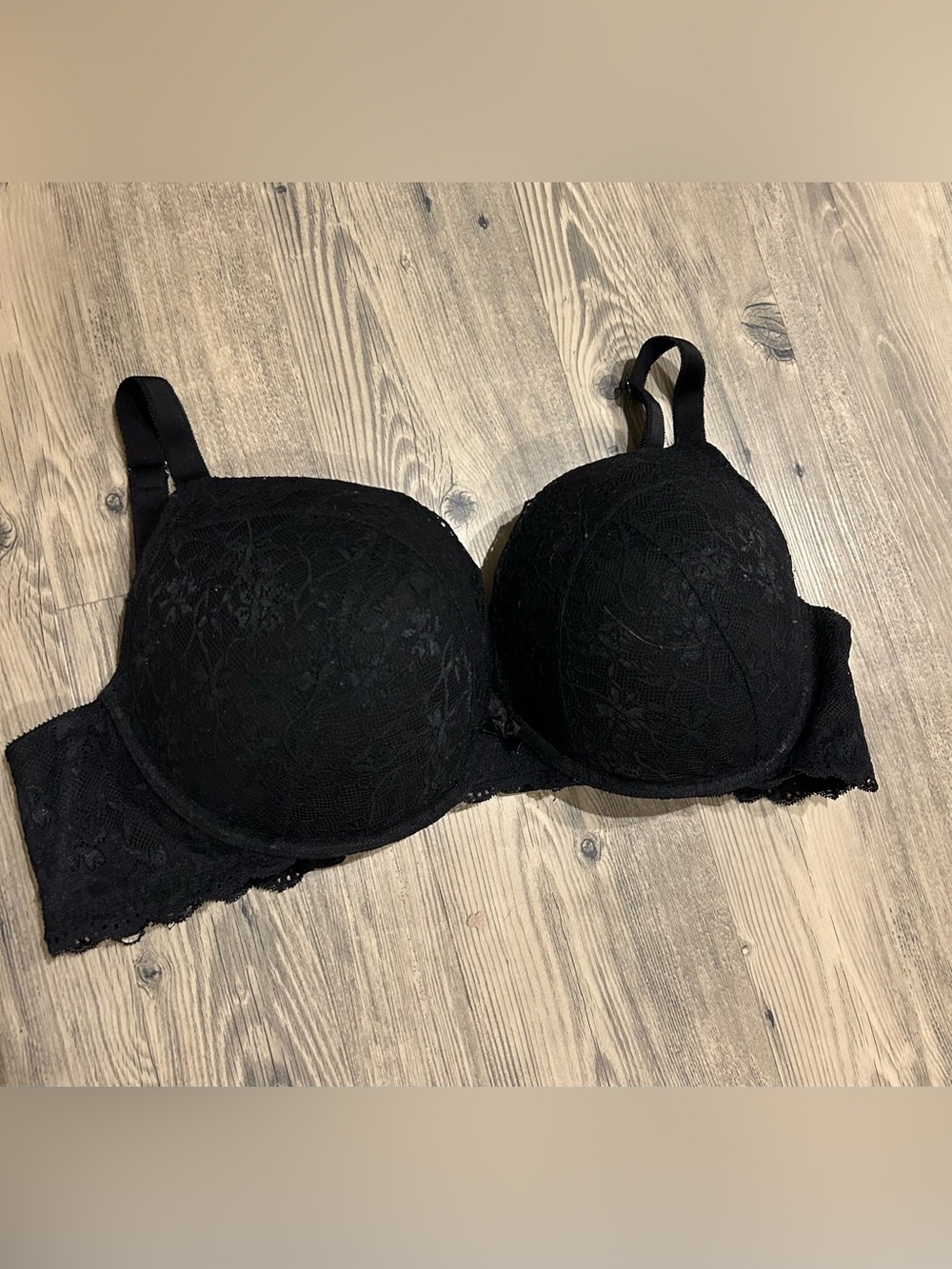 40DDD Torrid Curve Push Up Bra Black Lace